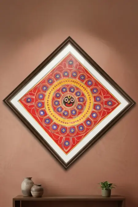 Red Chandua with Jagannath Face