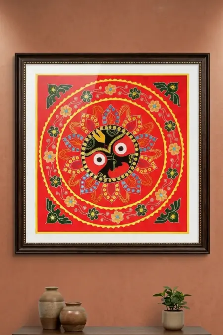 Red Chandua with Jagannath Big Face