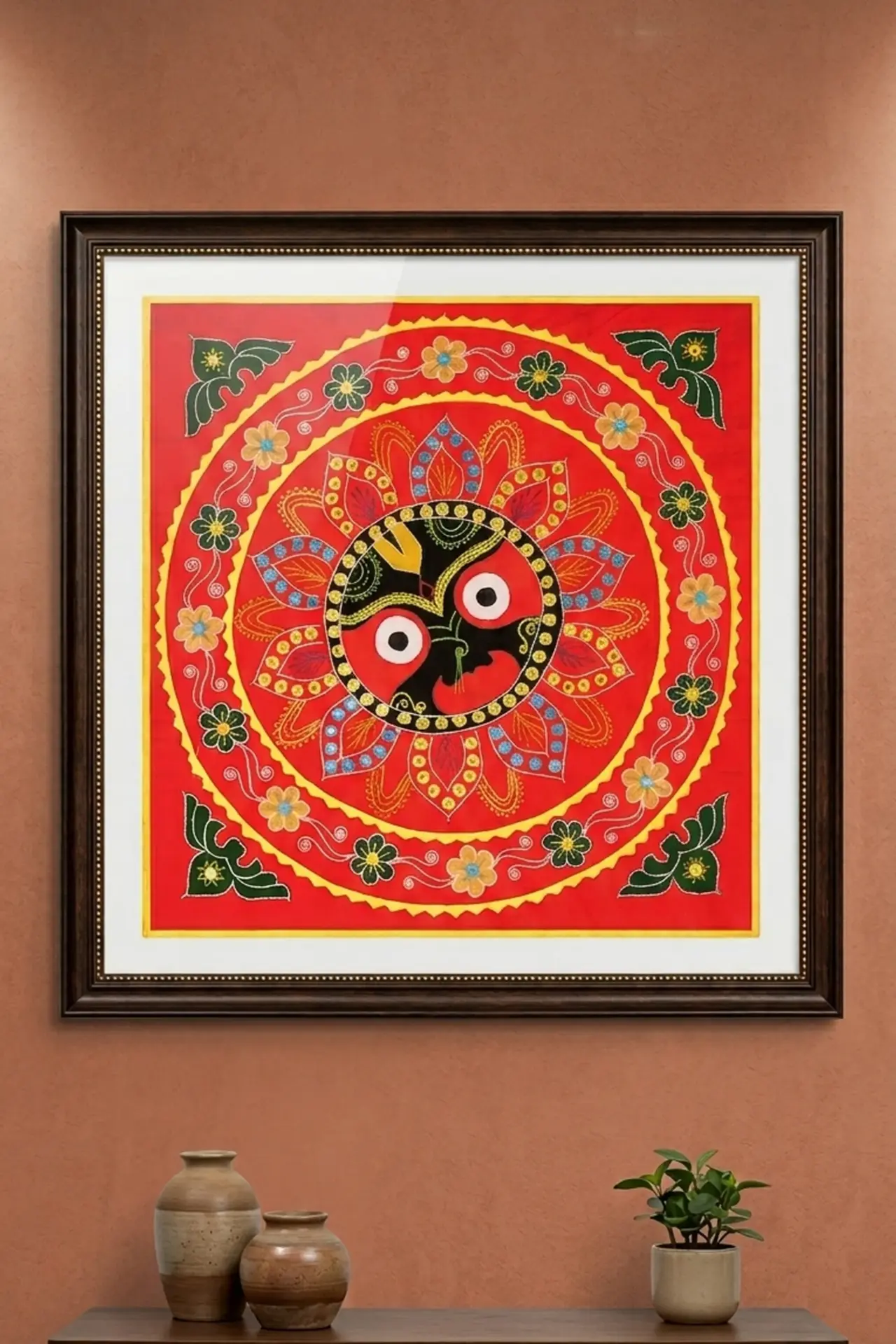 Red Chandua with Jagannath Big Face
